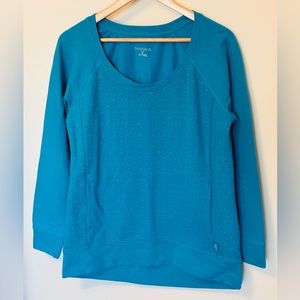 Danskin Turquoise sweatshirt.
